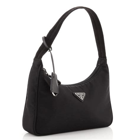 prada hobo2000|Black/white Re.